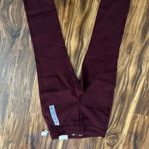 Old Navy Maroon High-Rise Ankle Pants